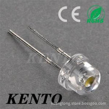 emitting yellow 4.8mm strawhat led diode